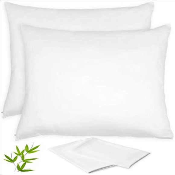 Other - 1800 count bamboo feel set of 2 Queen Pillow cases